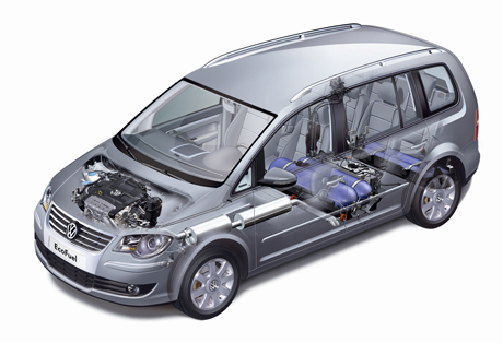 Erdgas-Van mit verlängerter Reichweite