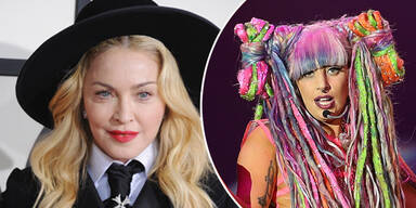 Madonna und Lady Gaga