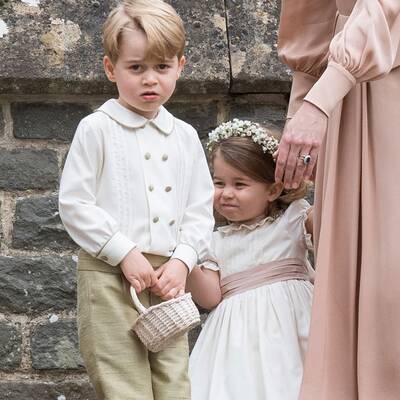 George und Charlotte als Blumenkinder