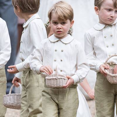 George und Charlotte als Blumenkinder