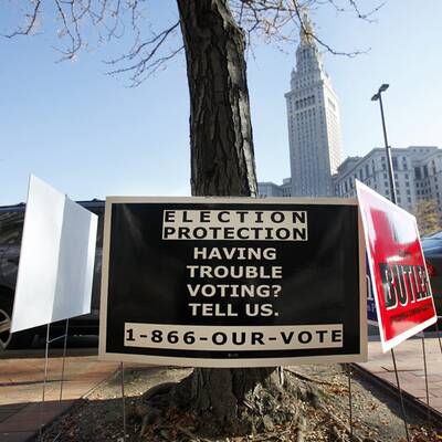 Barack Obama und Bruce Springsteen in Madison / Wisconsin 