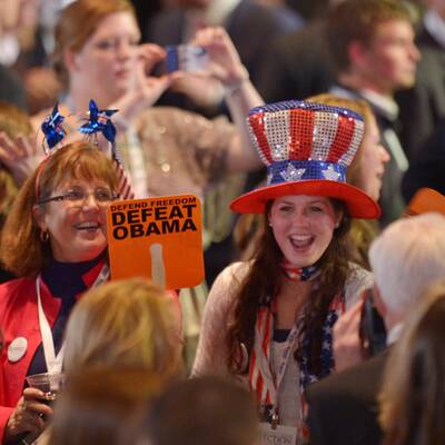 Barack Obama und Bruce Springsteen in Madison / Wisconsin 