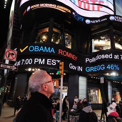 Barack Obama und Bruce Springsteen in Madison / Wisconsin 