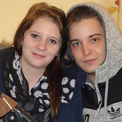 Tamara mit Saskia und Marco