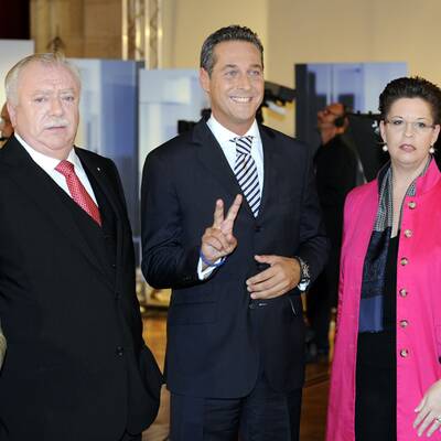 Jubel bei den Strache-Fans