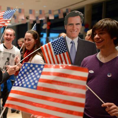 Barack Obama und Bruce Springsteen in Madison / Wisconsin 