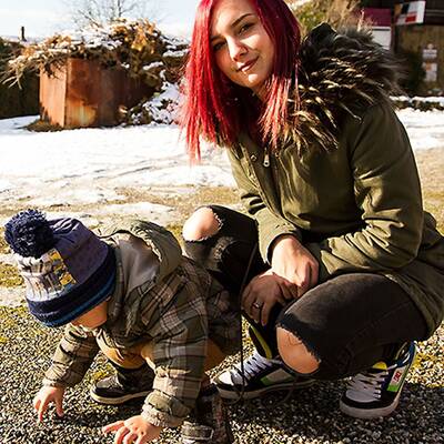 Tamara mit Saskia und Marco