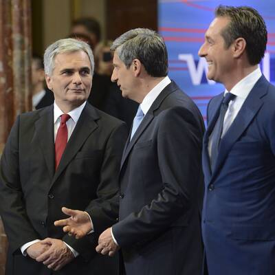 Die Spitzenkandidaten im Parlament 