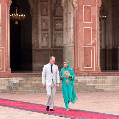 Ankunft des Herzogenpaars