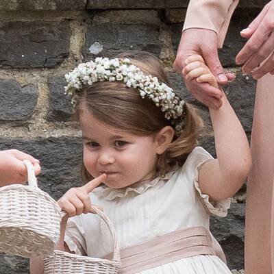 George und Charlotte als Blumenkinder