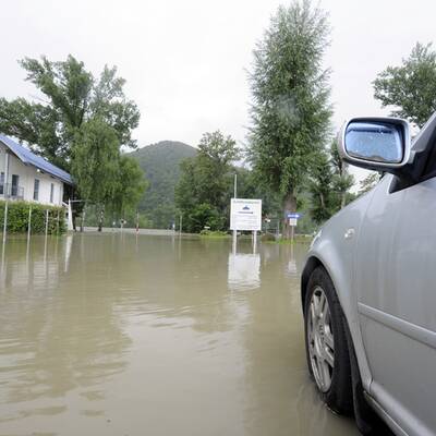 Hochwasser in Österreich