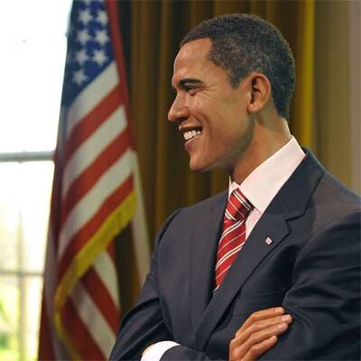 Obama als Wachsfigur