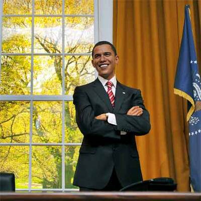 Obama als Wachsfigur