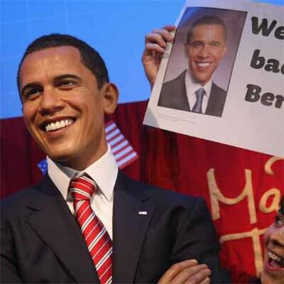 Obama als Wachsfigur