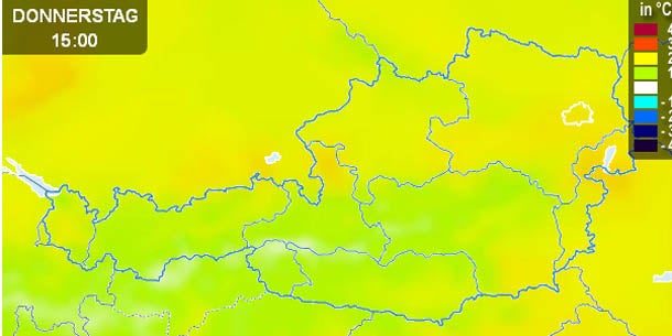 Wo es am Donnerstag am wärmsten wird