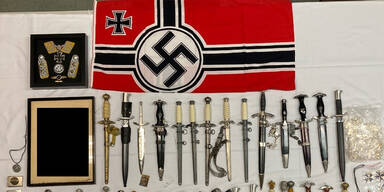 Rettung entdeckte bei Einsatz Waffenarsenal und NS-Andenken