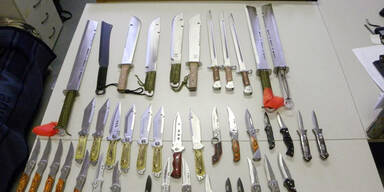 Polizei hob illegales Waffen-Arsenal aus