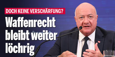 Doch keine Verschärfung? Waffenrecht bleibt weiter löchrig