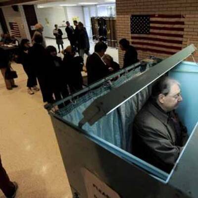 US-Bürger stürmen die Wahllokale