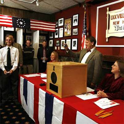 US-Bürger stürmen die Wahllokale