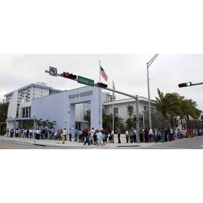 US-Bürger stürmen die Wahllokale