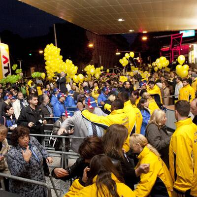 Elefantenrunde in der Wiener Stadthalle