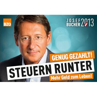 6. Buchers BZÖ hat besten Slogan