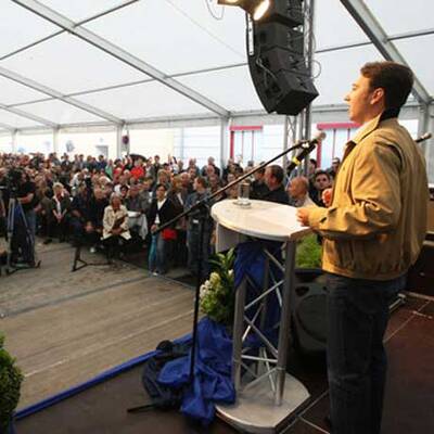 Wahlkampfauftakt in Oberösterreich