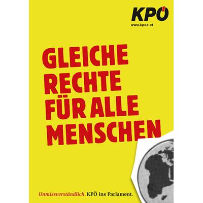 Wahlplakat KPÖ