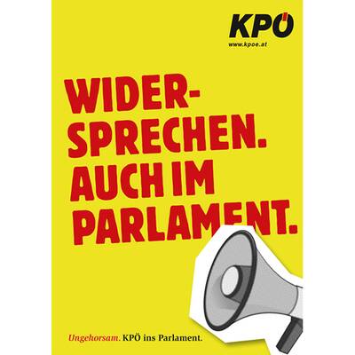Wahlplakat KPÖ