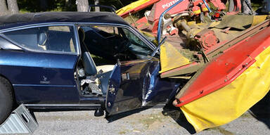 Lamborghini rast frontal in Traktor  