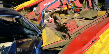 Lamborghini rast frontal in Traktor  