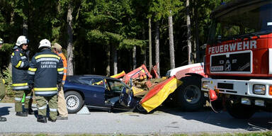 Lamborghini rast frontal in Traktor  