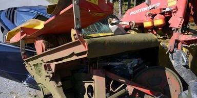 Lamborghini rast frontal in Traktor  