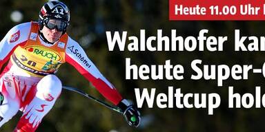 Walchhofer kämpft um Super-G-Weltcup