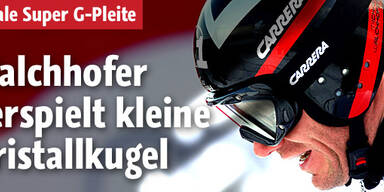 Walchhofer verspielt Kristallkugel
