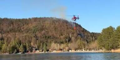 Waldbrand am Faaker See