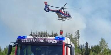 Waldbrand n&ouml;rdlich von Graz