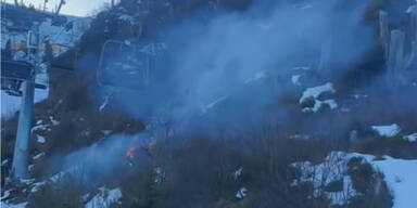 Brand im Skigebiet Spieljoch