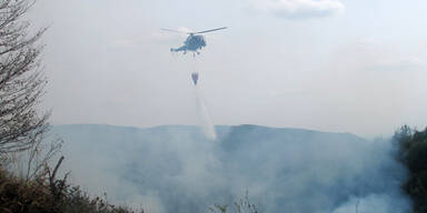 Gewitter lösen Waldbrand bei Salzburg aus
