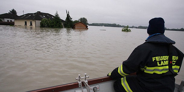 Hochwasser in Walding