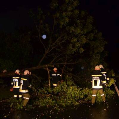 Unwetter fegen über Österreich