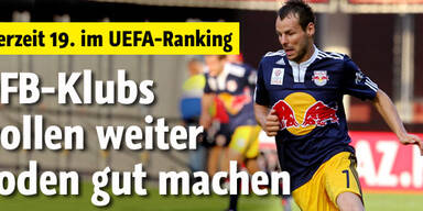 ÖFB-Klubs im UEFA-Ranking im Vormarsch?