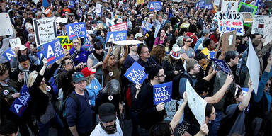 Demo gegen die Wall Street / New York