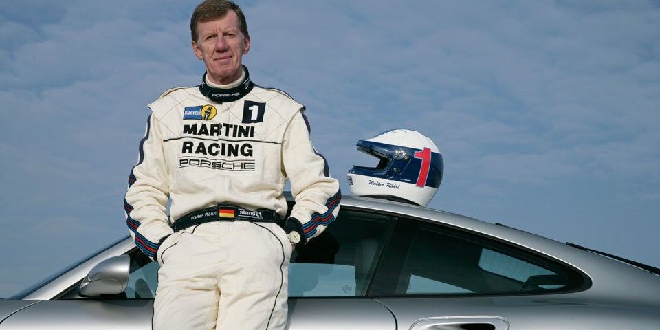 Porsche huldigt Walter Röhrl zum 70er