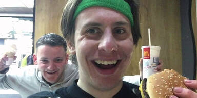 Mann isst 46 McMen&uuml;s an einem Tag