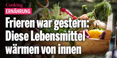 Frieren war gestern: Diese Lebensmittel wärmen von innen