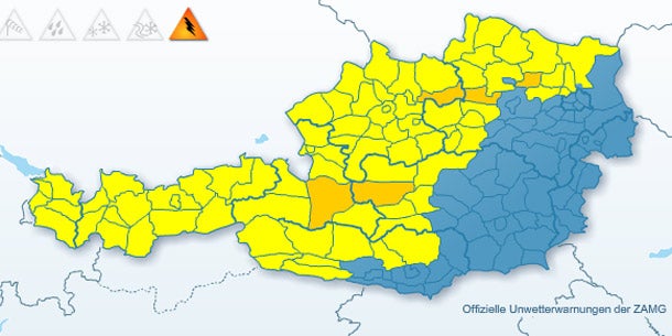 Heftige Gewitter beenden Hitzewelle