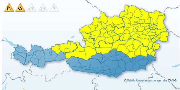 Schnee mitten im Sommer