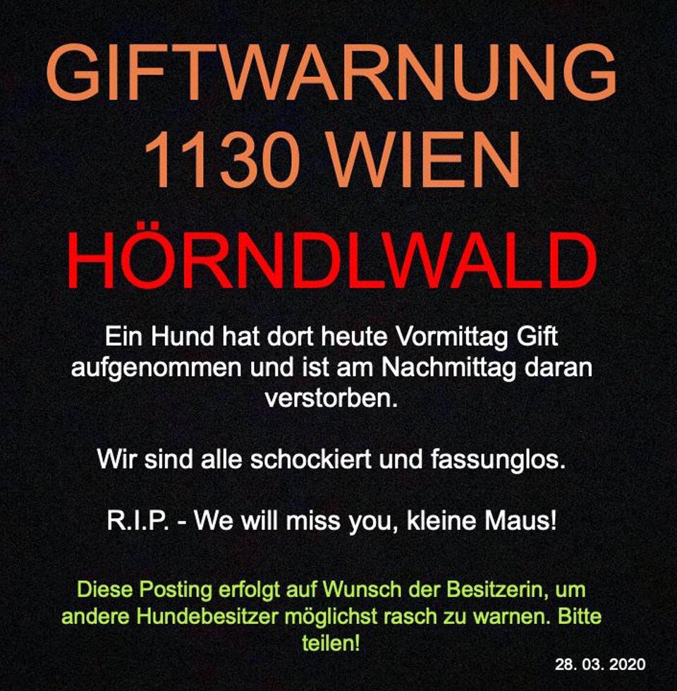 Tierhasser tötet mit Giftködern Hunde in Serie